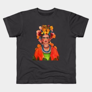 Frida and the Owls Kids T-Shirt